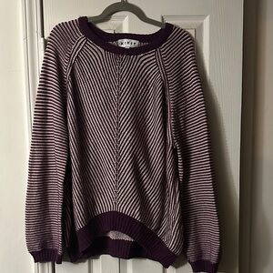 Elegant Knit Sweater in Purple by [Brand]